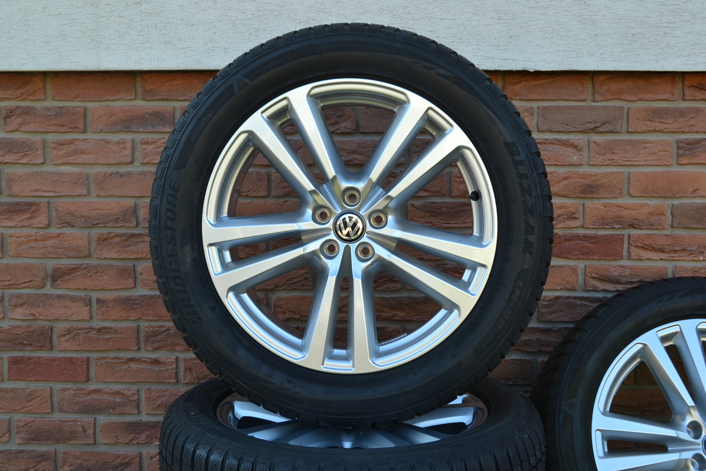 5x112 R20 Zimná sada Originál Audi Q7 alebo VW Touareg + 255/50 R20 Bridgestone Cena uvedená za celu sadu – Obrázok 11