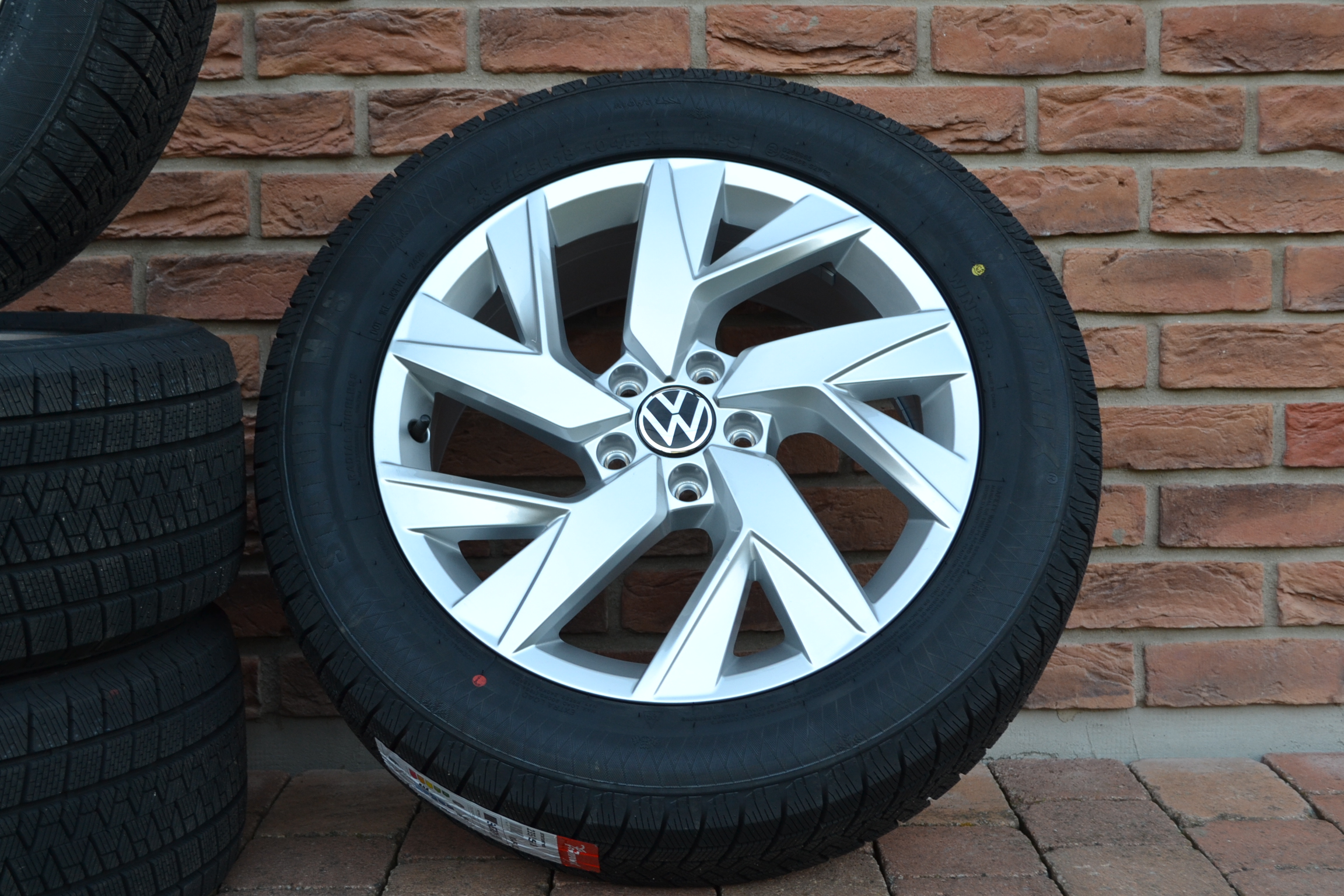 5x112 R18 Zimna sada Original VW Tiguan + 235/55 R18 Gripmax DOT25 – Obrázok 3