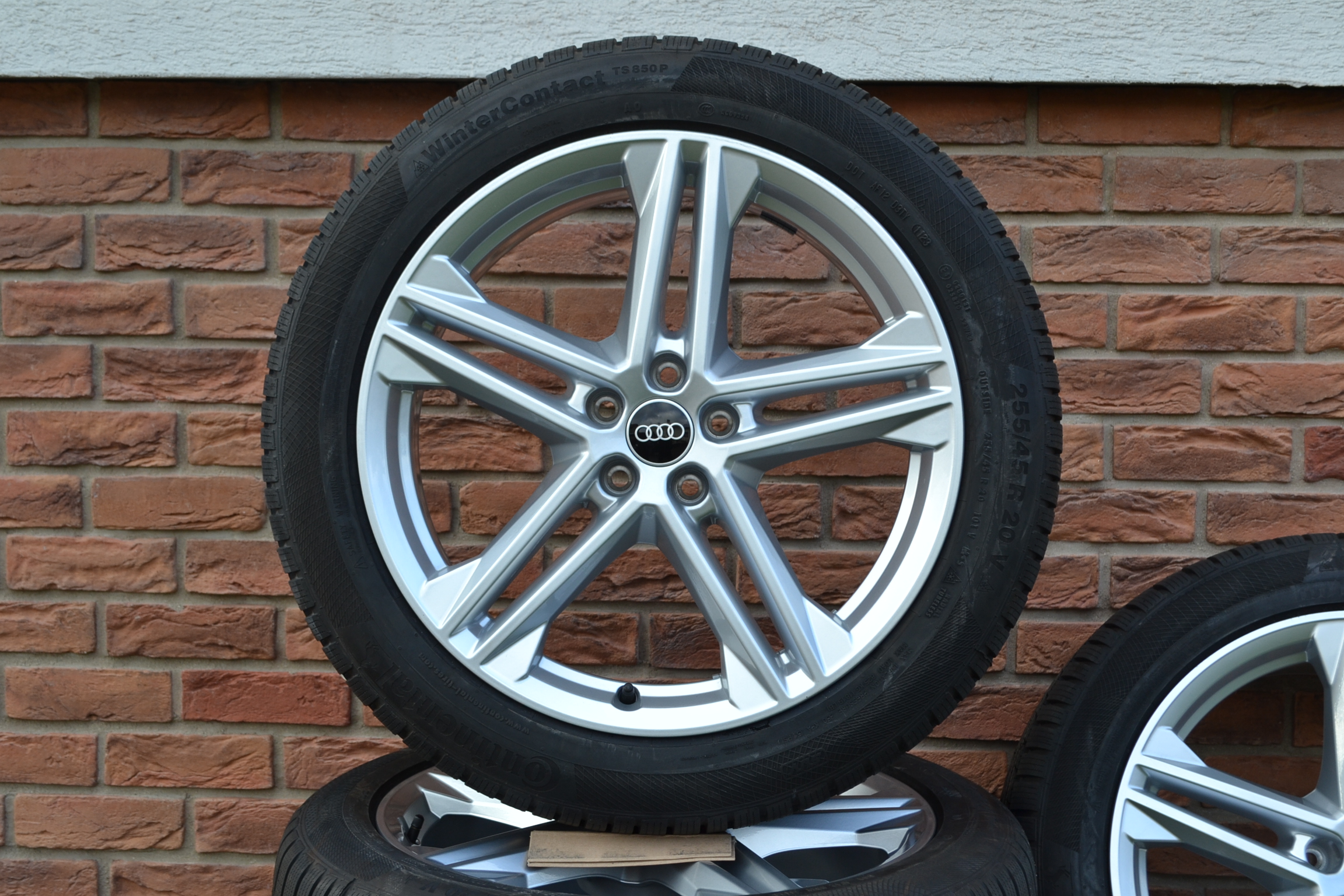 5x112 R20 Zimná Sada Org. Audi Q5 SQ5 + 255/45 R20 Continental Cena uvedená za celu sadu – Obrázok 2