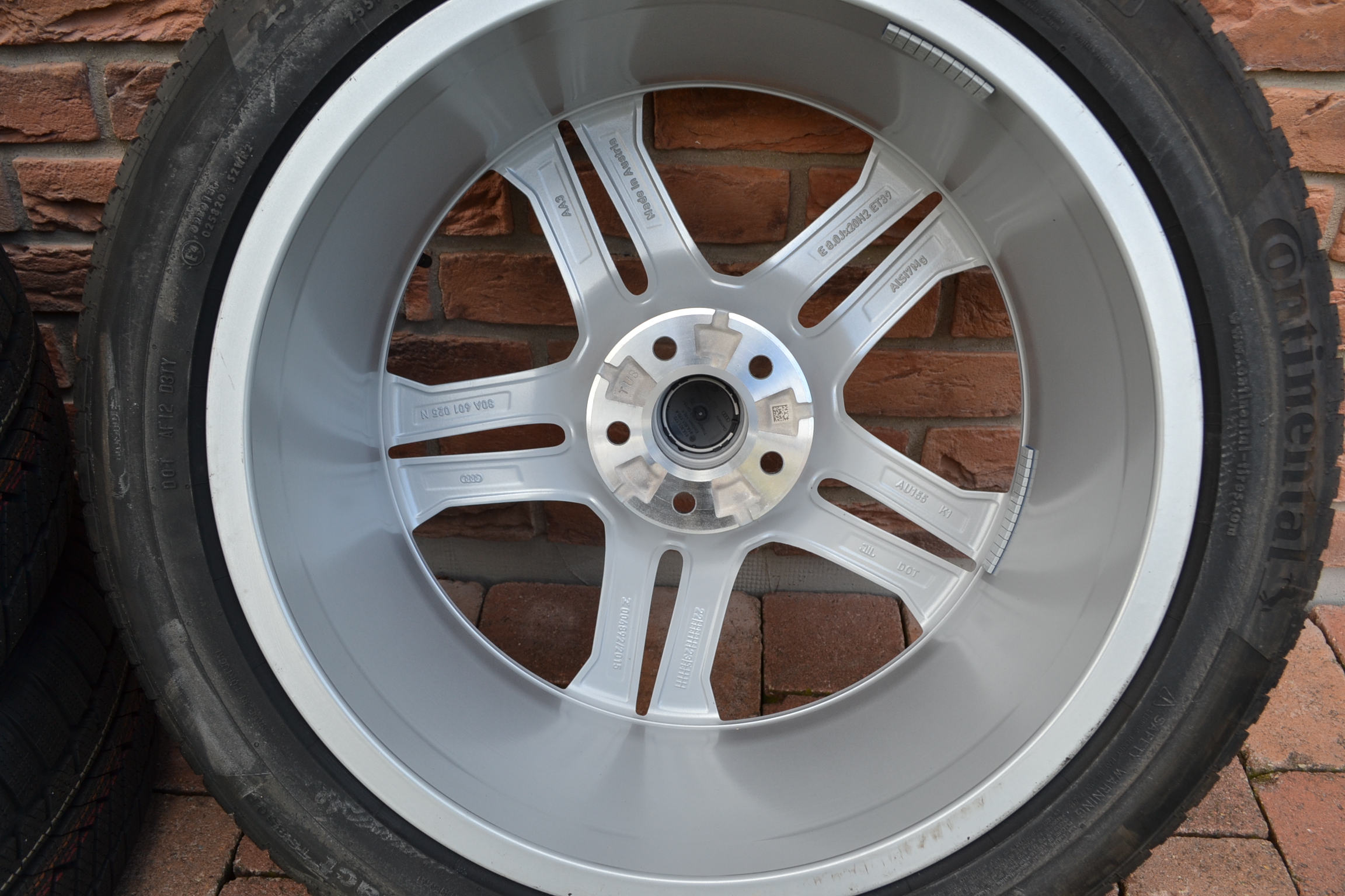 5x112 R20 Zimná Sada Org. Audi Q5 SQ5 + 255/45 R20 Continental Cena uvedená za celu sadu – Obrázok 8