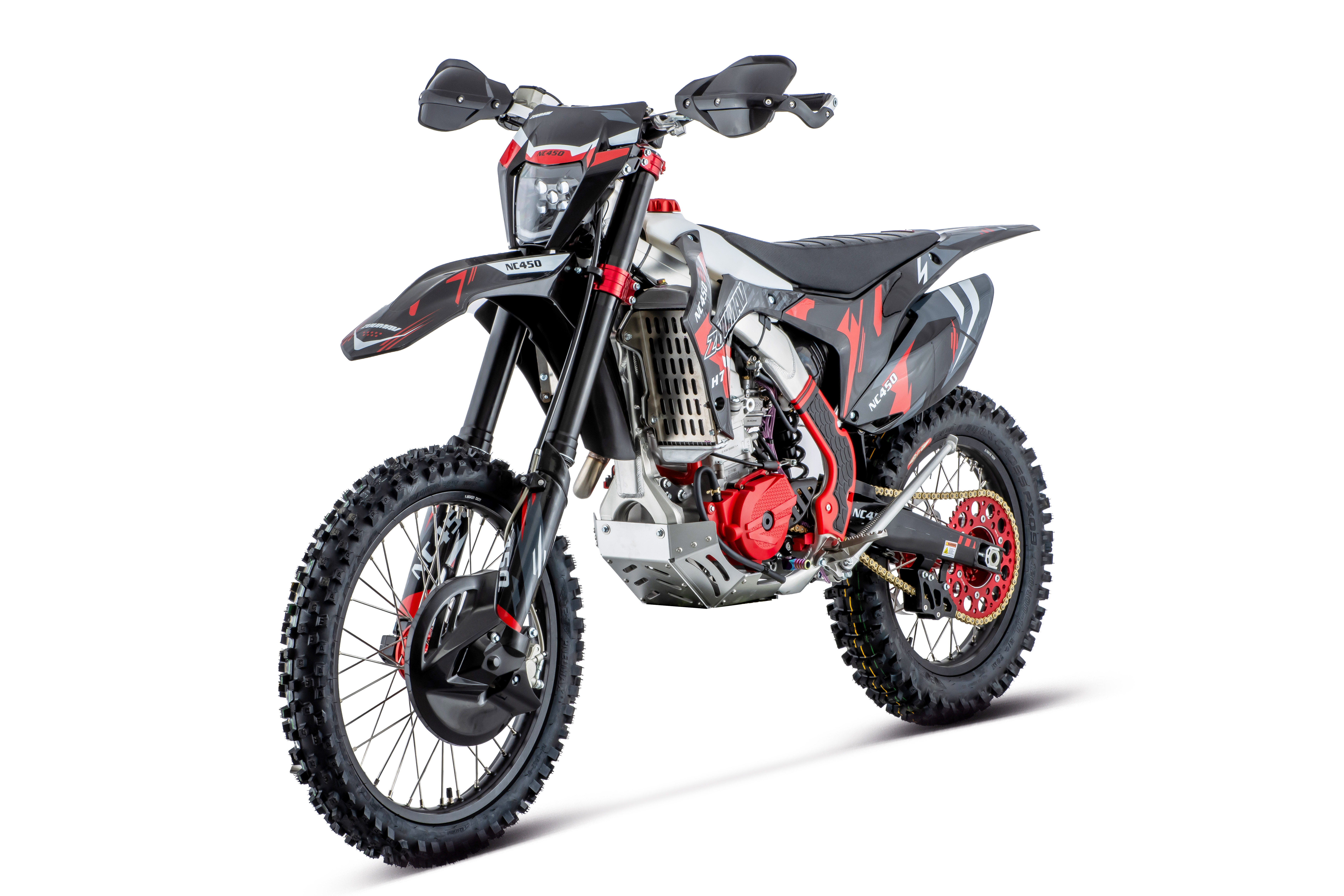 Dirtbike Zuumav H7-NC450cc 47HP H2O chladenie 21/18 kolesá – Obrázok 3
