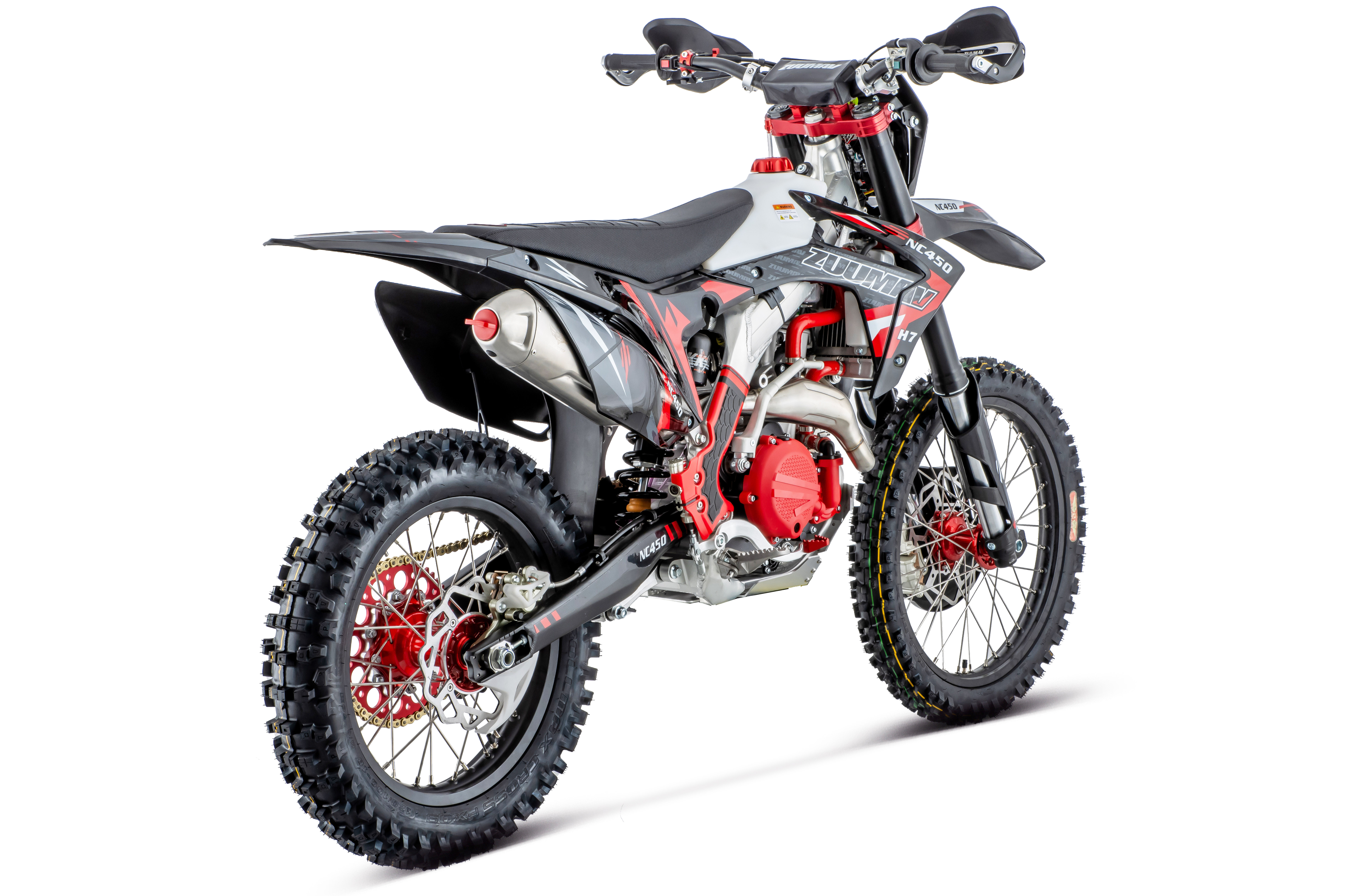 Dirtbike Zuumav H7-NC450cc 47HP H2O chladenie 21/18 kolesá – Obrázok 5