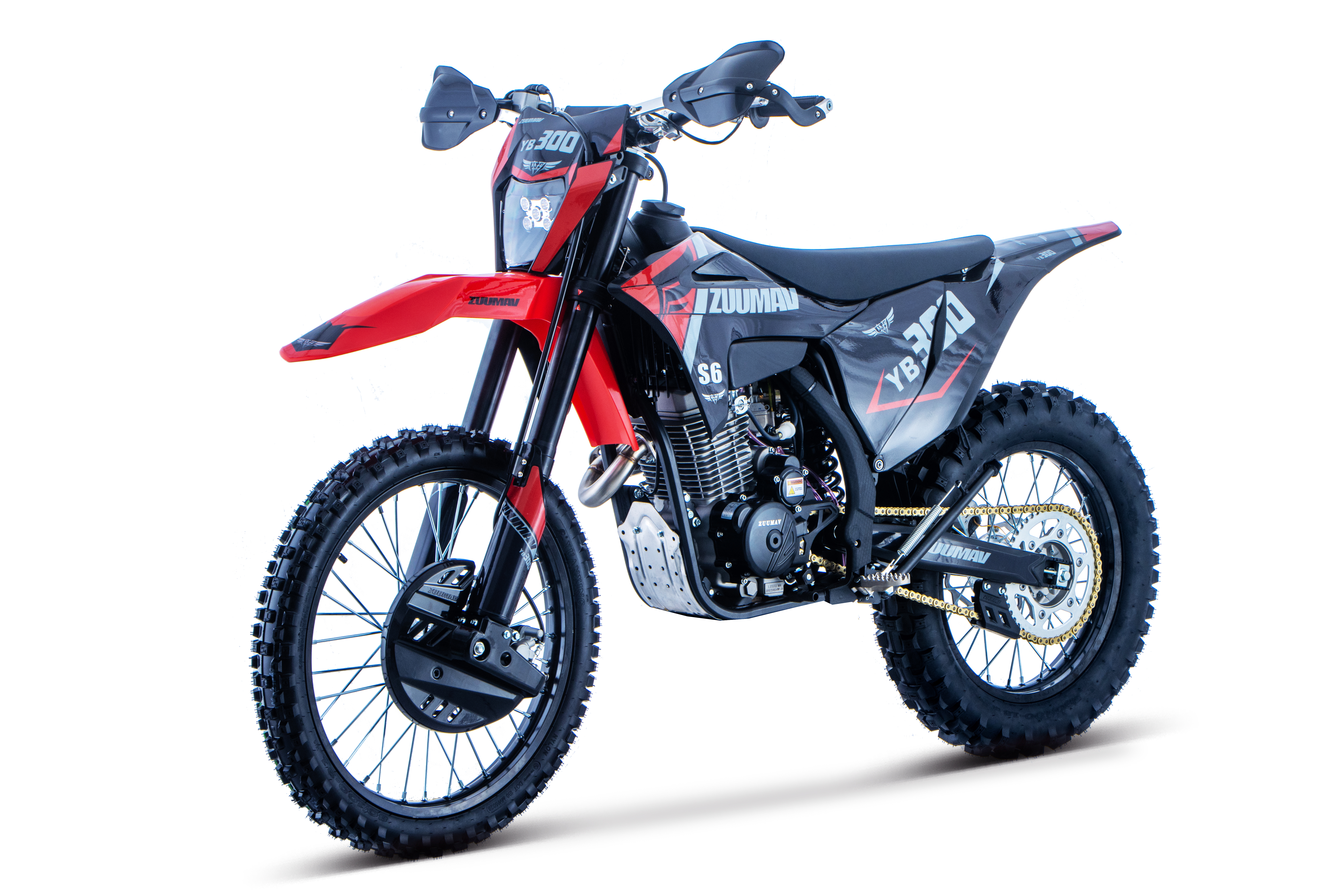Dirtbike Zuumav S6-YB300H 4T 21/18 Kolesá 24HP – Obrázok 6
