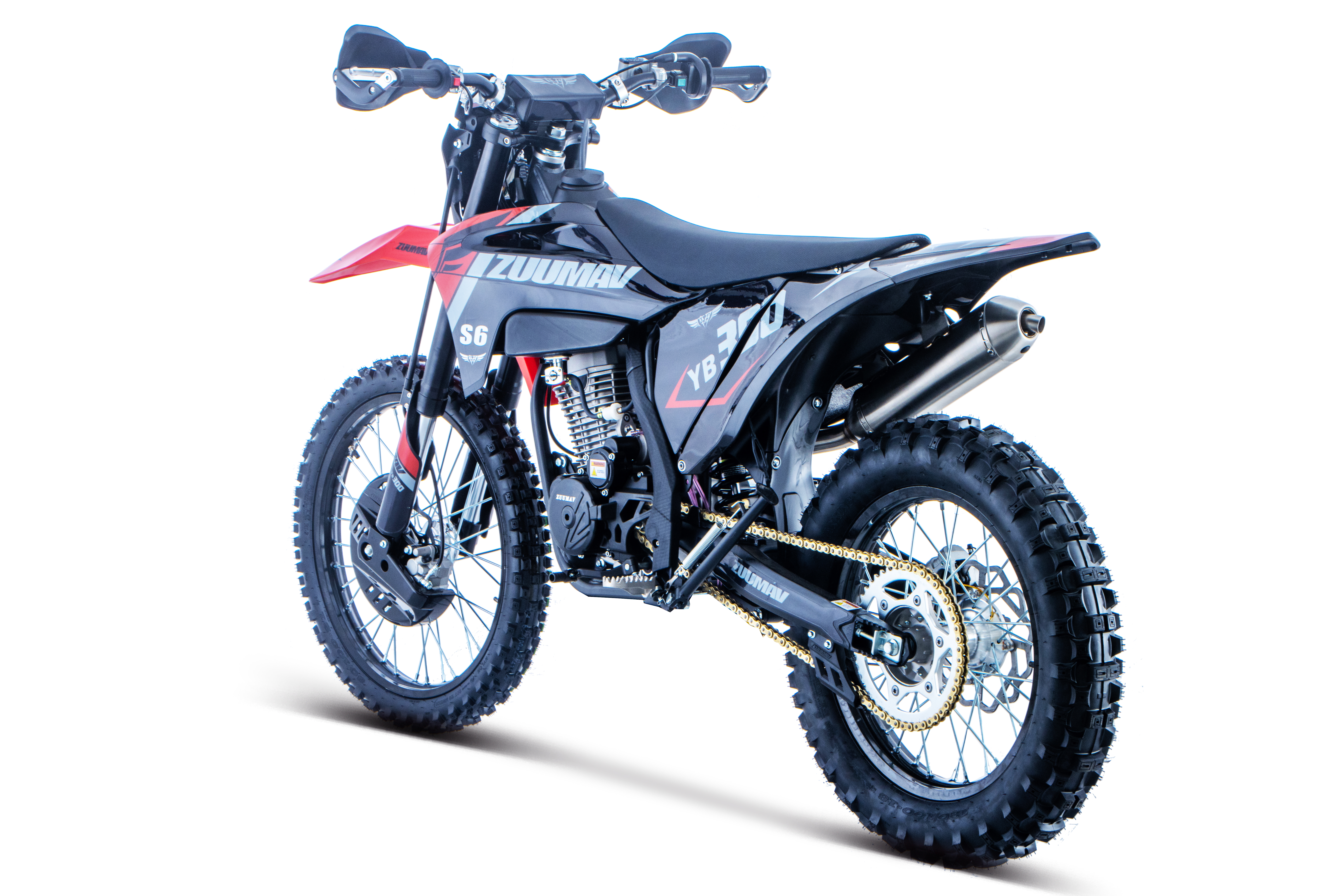Dirtbike Zuumav S6-YB300H 4T 21/18 Kolesá 24HP – Obrázok 3