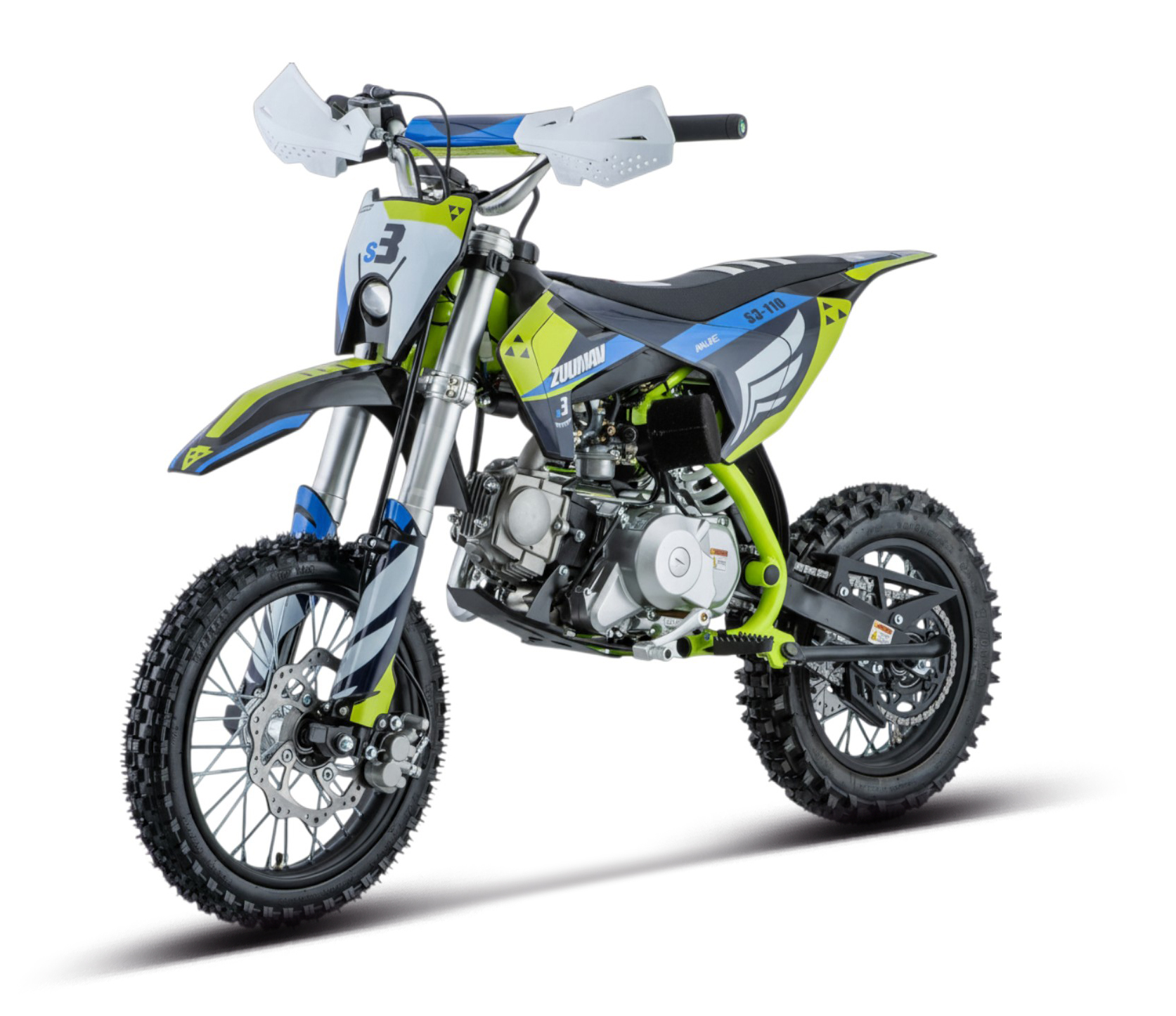 Pitbike Zuumav S3-110cc 14/12 Kolesá Poloautomat + svetlo – Obrázok 2