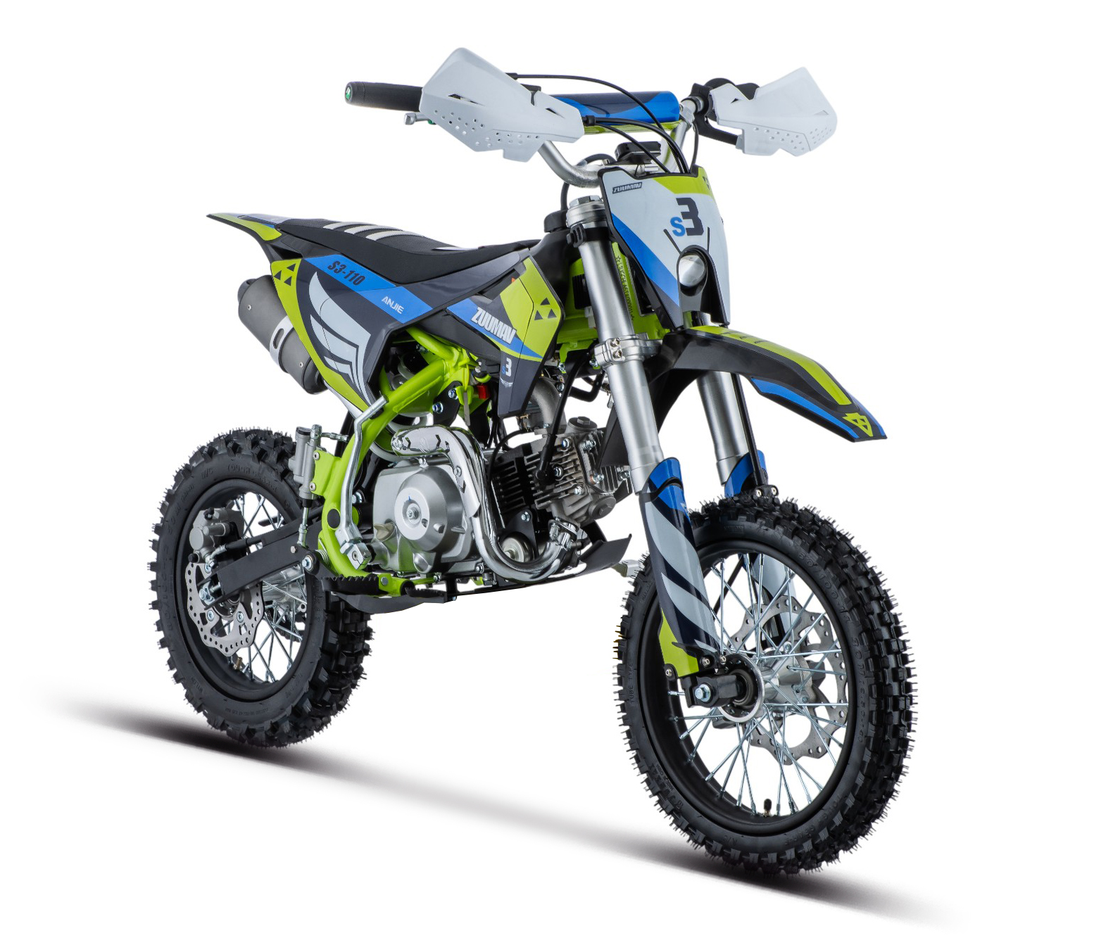 Pitbike Zuumav S3-110cc 14/12 Kolesá Poloautomat + svetlo – Obrázok 4