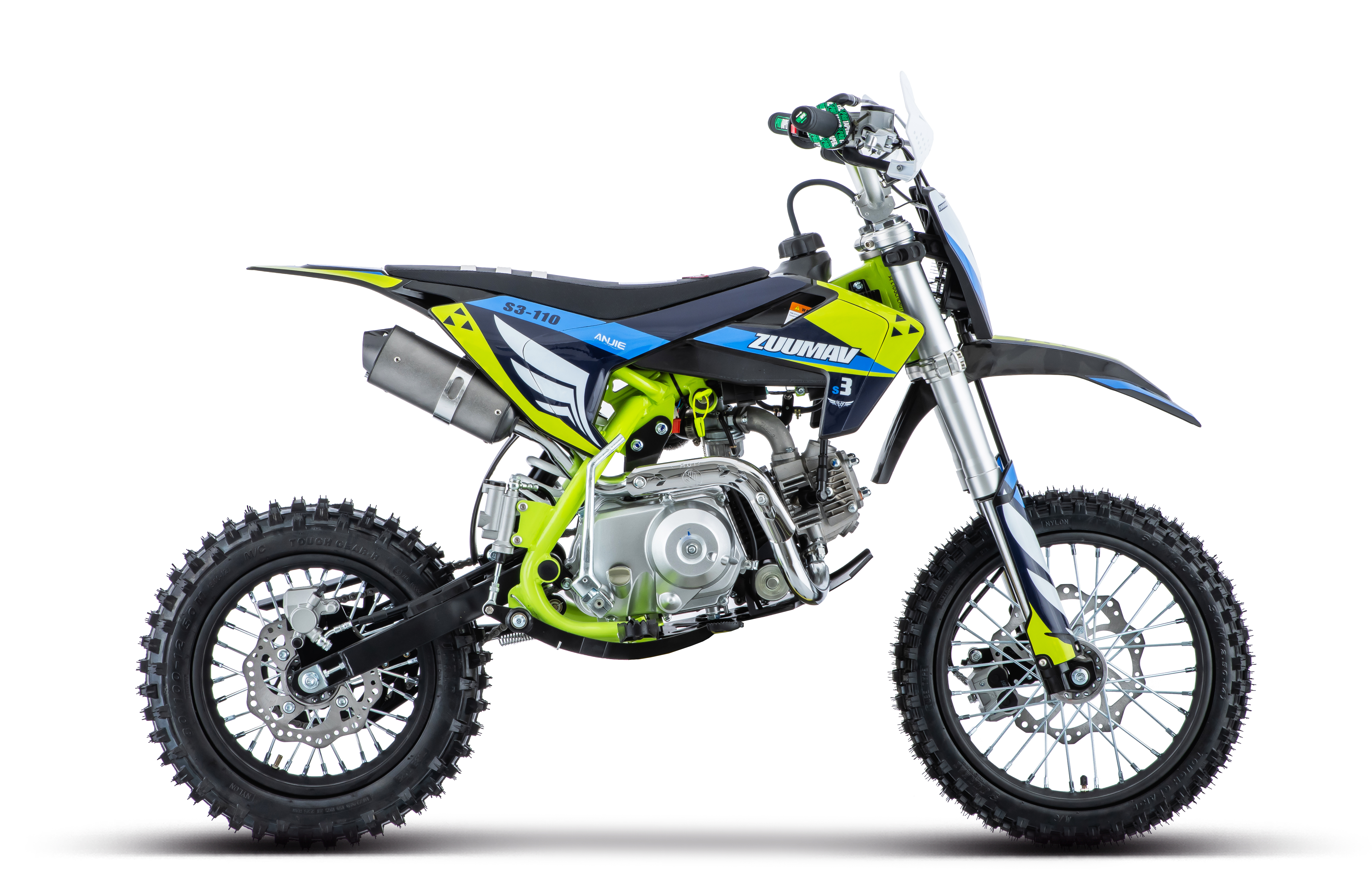 Pitbike Zuumav S3-110cc 14/12 Kolesá Poloautomat + svetlo – Obrázok 5