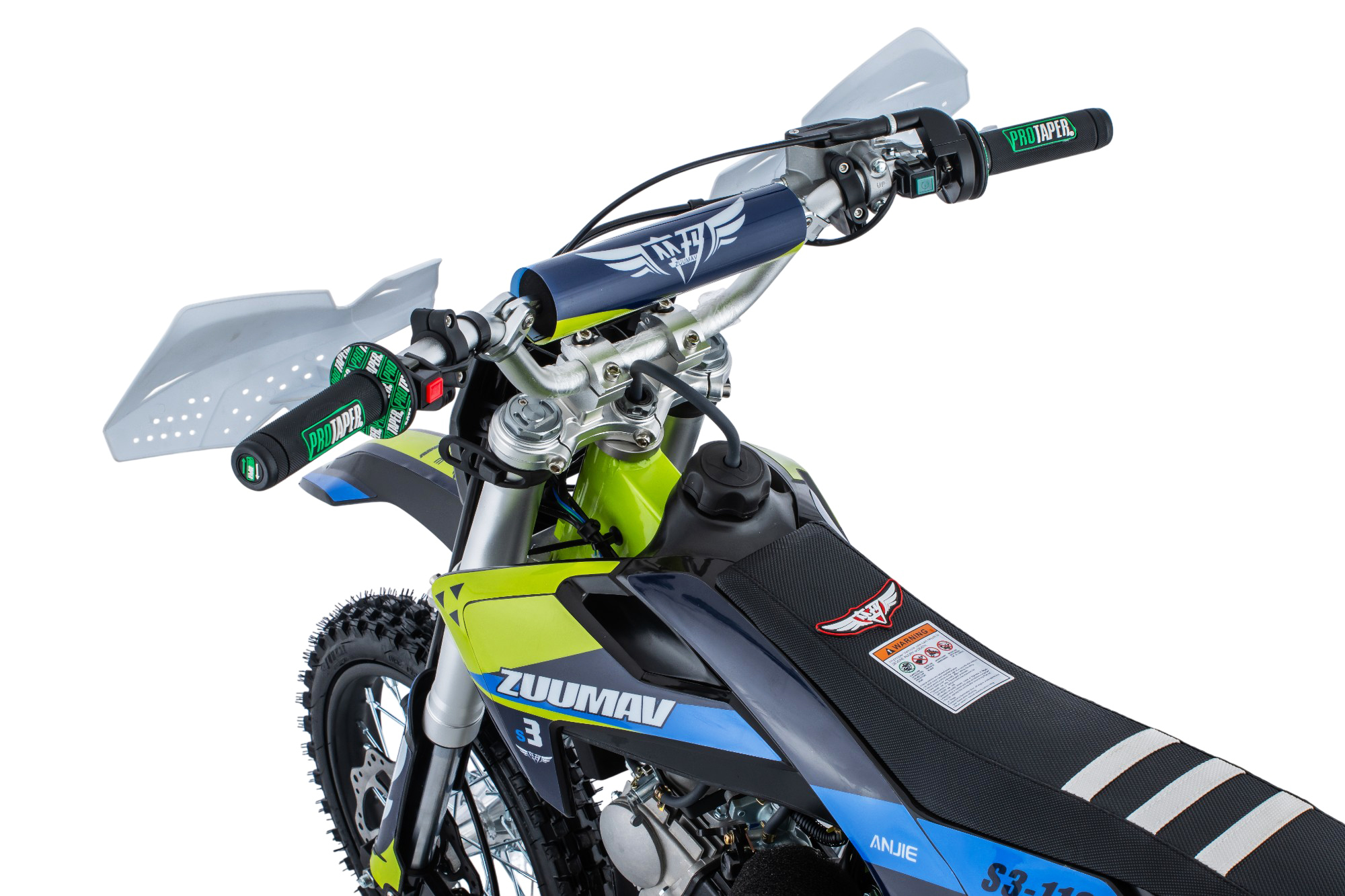Pitbike Zuumav S3-110cc 14/12 Kolesá Poloautomat + svetlo – Obrázok 7