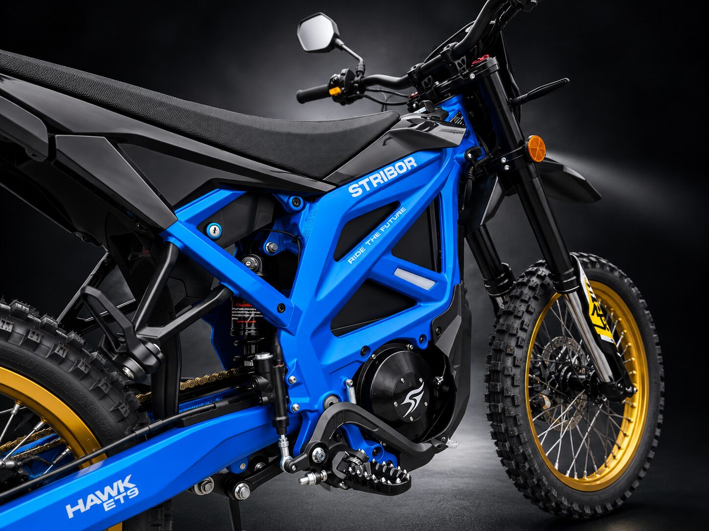 Stribor HAWK ET9 27 kW a 115 km/h 72V/60Ah . Homologizovaná verzia L3e. – Obrázok 10