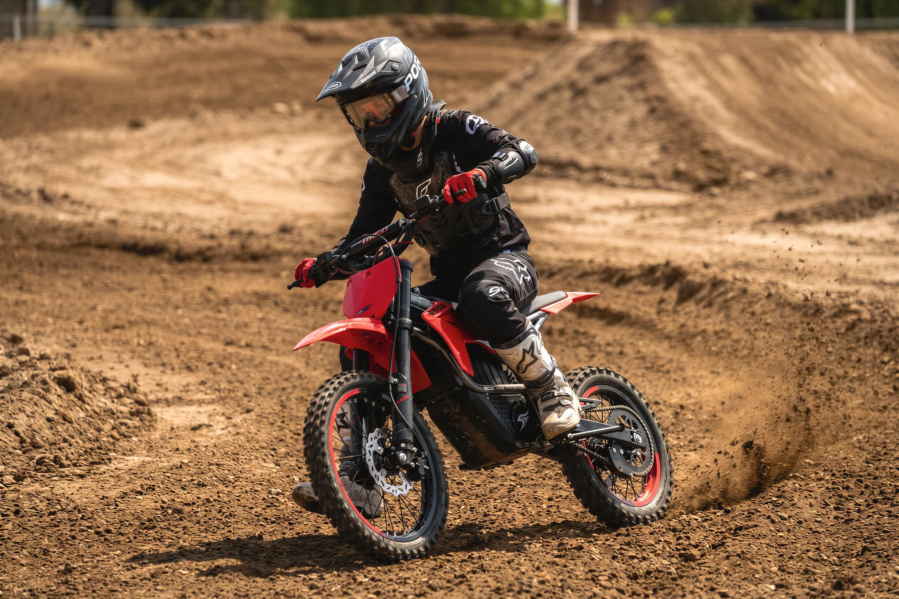 Stribor Kastrel PRO 5Kw 220Nm 60V25Ah Detská elektrická motorka kolesá 17/14 – Obrázok 2